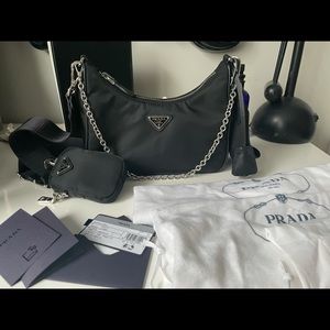 Prada Re-Edition 2005 Nylon Black Bag